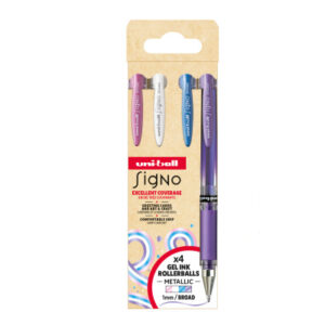 UNI-BALL  Gelroller Signo Broad      1mm UM-153 4  4 Farben