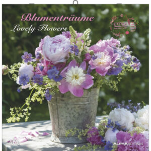 ALPHA EDI Bildkalender              2026 160344    Blumenträume ML        30x30cm