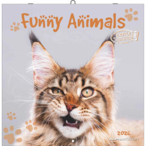 ALPHA EDI Bildkalender              2026 160630    Funny Animals ML       30x30cm