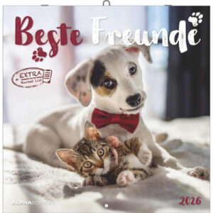 ALPHA EDI Familienplaner            2026 160866    Beste Freunde ML       30x30cm