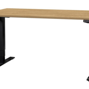 CONTINI   Bürotisch ET225E      160x80cm 108175    Eiche/schwarz