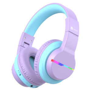 ICLEVER   Kids Bluetooth Headphones C03-1702N BTH12, LED, 55h, purple