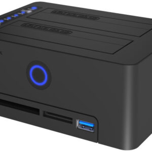 ICY BOX   CloneStation for 2.5/3.5 inch IB-1233CL incl. card reader,USB-A