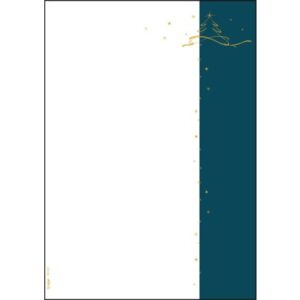 SIGEL     Weihnachts-Motiv-Papier     A4 DP413     Xmas Tree Kraftpapier  100Stk.