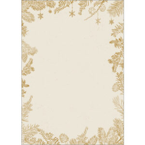 SIGEL     Weihnachtsmotiv-Papier      A4 DP422     Golden Christmas     100 Stück