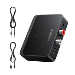UGREEN    Receiver Audio Adapter, BT 55545     3.5 mm and 2RCA Adapter