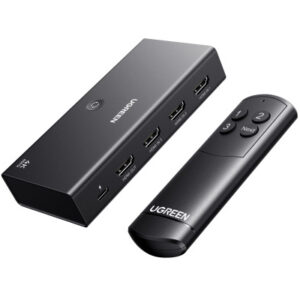 UGREEN    HDMI Switch 3 In 1 Out 4K 55857     In 3×HDMI, 1×IR, Out 1×HDMI