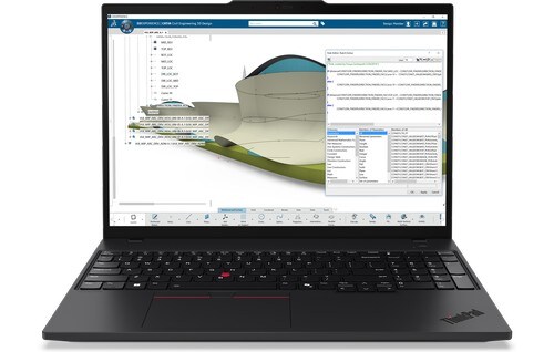 Lenovo Notebook ThinkPad P16s Gen 4 (AMD) Copilot+ PC (16" WQUXGA-T OLED, 64GB, 2TB SSD, Ready) – Bild 2