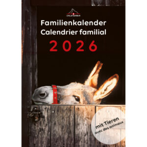 CALENDARI Familienplaner            2026 36205687  mit Tieren ML        21x27.9cm
