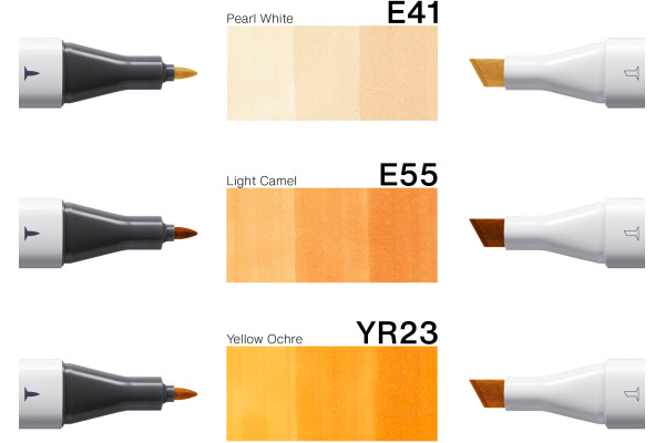 COPIC     Marker Classic Designer 200750301 Desert sand tints      3 Stück – Bild 4