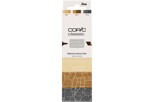 COPIC     Marker Classic Designer 200750302 Natural stone tints    3 Stück