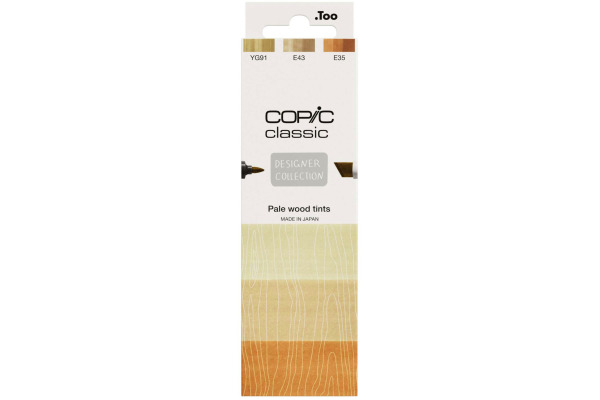COPIC     Marker Classic Designer 200750304 Pale wood tints        3 Stück
