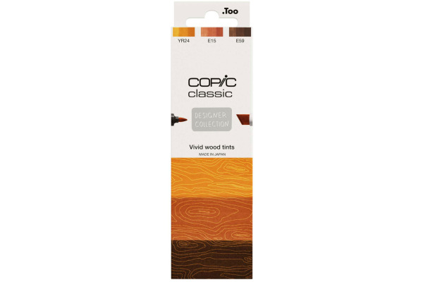 COPIC     Marker Classic Designer 200750305 Vivid woods tints      3 Stück