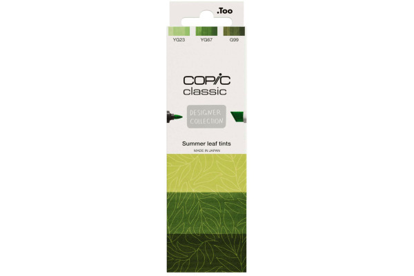 COPIC     Marker Classic Designer 200750306 Summer leaf tints      3 Stück
