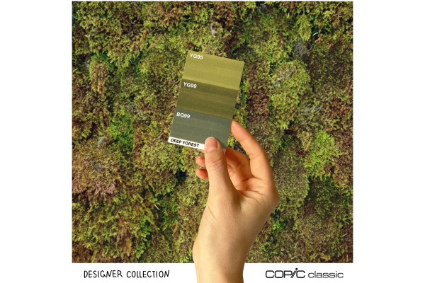 COPIC     Marker Classic Designer 200750308 Deep forest tints      3 Stück – Bild 3
