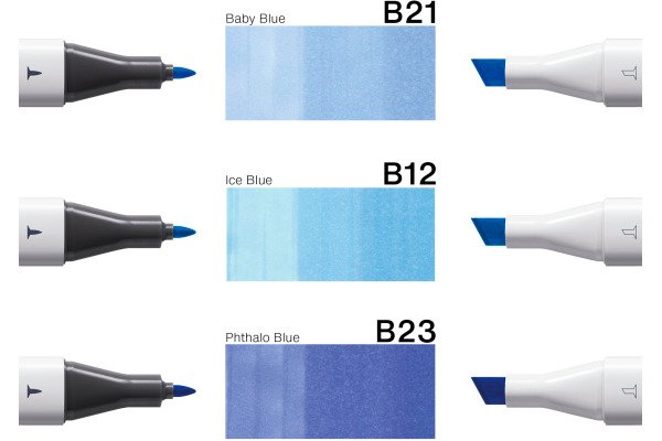 COPIC     Marker Classic Designer 200750309 Skyline tints          3 Stück – Bild 4