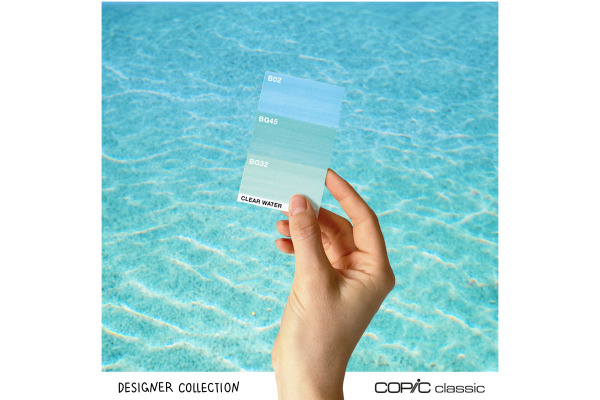 COPIC     Marker Classic Designer 200750310 Clear water tints      3 Stück – Bild 3