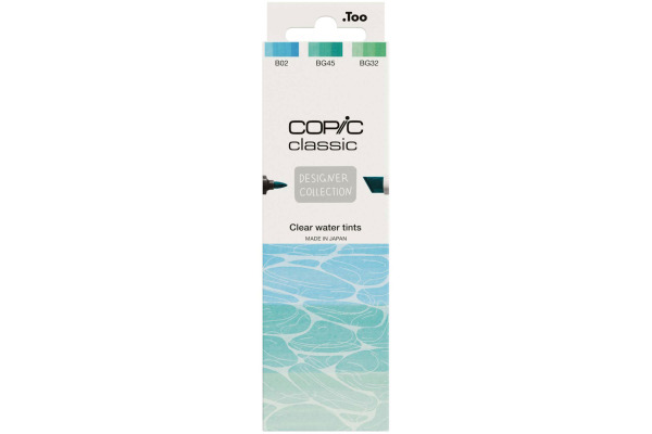 COPIC     Marker Classic Designer 200750310 Clear water tints      3 Stück