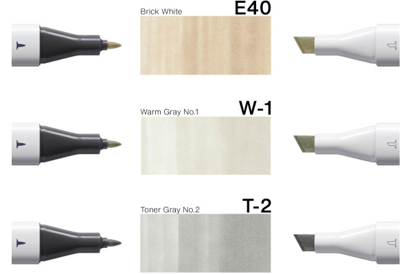 COPIC     Marker Classic Designer 200750311 Soft cotton tints      3 Stück – Bild 2