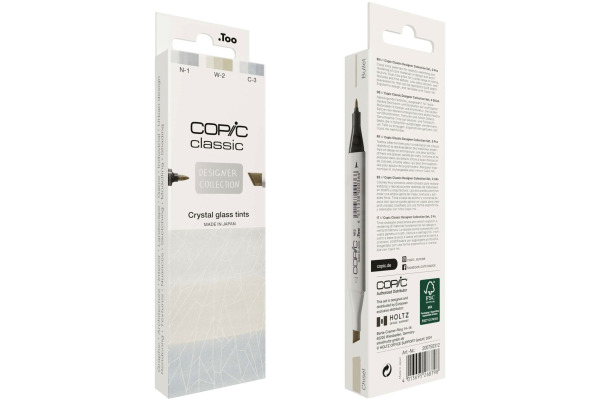 COPIC     Marker Classic Designer 200750312 Crystal glass tints    3 Stück – Bild 2