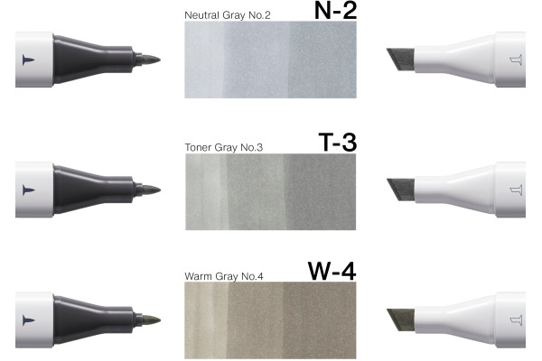 COPIC     Marker Classic Designer 200750313 Concrete tints         3 Stück – Bild 4