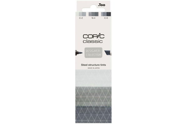 COPIC     Marker Classic Designer 200750314 Steel structure tints  3 Stück