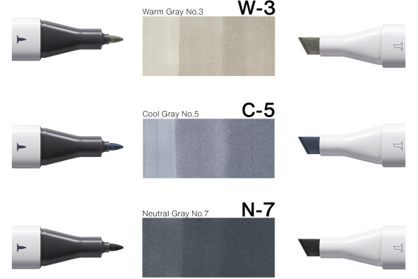 COPIC     Marker Classic Designer 200750315 Deep volume tints      3 Stück – Bild 4