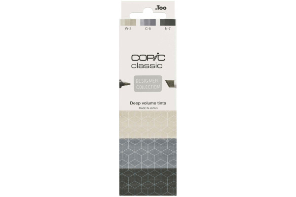 COPIC     Marker Classic Designer 200750315 Deep volume tints      3 Stück