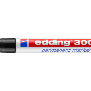 EDDING Permanent Marker 3000 1.5-3mm 3000-1 schwarz, wasserfest