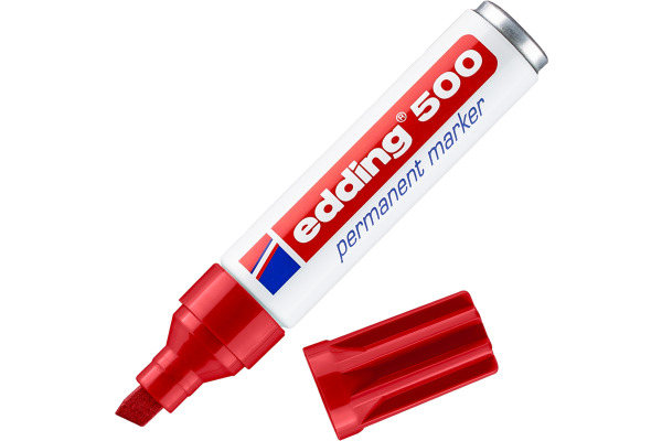 EDDING Permanent Marker 500 2-7mm 500-2 rot – Bild 3
