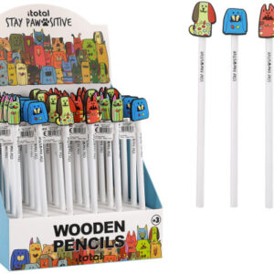 ROOST Bleistift Stay Pawsitive XL2163 Radiergummi 4 ass.