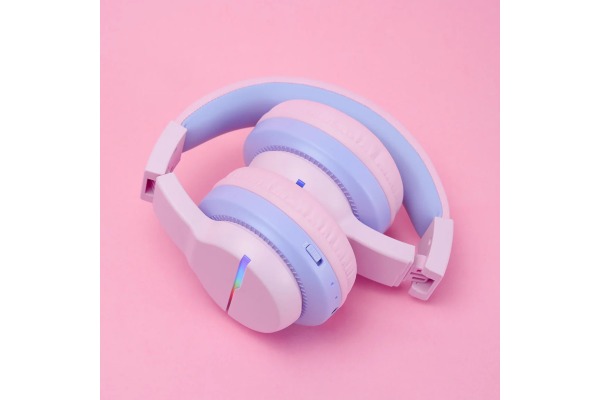 ICLEVER Kids Bluetooth Headphones C03-1702N BTH12, LED, 55h, pink – Bild 3