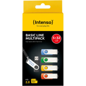 INTENSO USB-Stick Basic Line 5x32GB 3503585 USB 2.0 Mulitpack