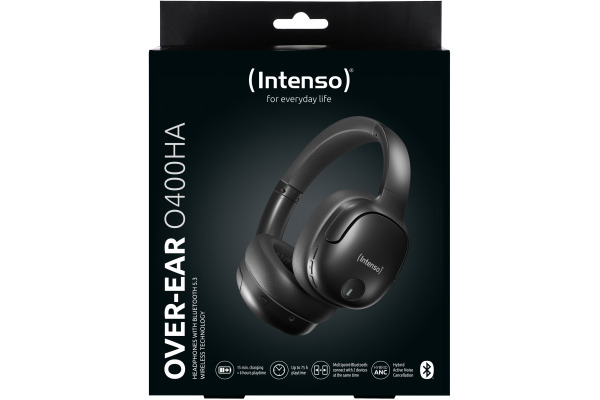 INTENSO Overear Headphones TWS 3740400 Bluetooth, Hybrid ANC Black – Bild 2
