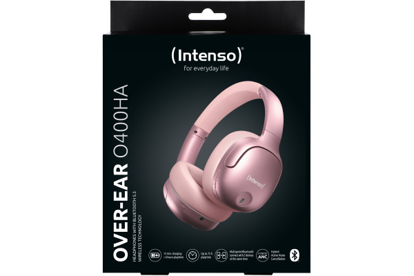 INTENSO Overear Headphones TWS 3740403 Bluetooth, Hybrid ANC Rose – Bild 2