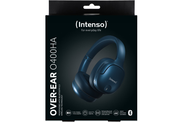 INTENSO Overear Headphones TWS 3740405 Bluetooth, Hybrid ANC Blue – Bild 2