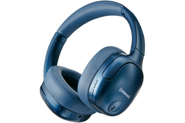 INTENSO Overear Headphones TWS 3740405 Bluetooth, Hybrid ANC Blue