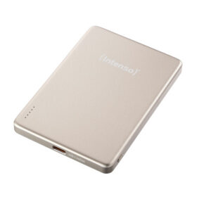 INTENSO Powerbank MW5000 5000 mAh 7344021 Magnetic Wireless champagne