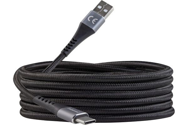 INTENSO Cable USB-A to USB C 7901100 1.5 m, Nylon black – Bild 4
