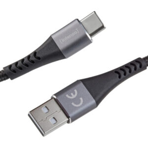 INTENSO   Cable USB-A to USB C 7901100   1.5 m, Nylon             black