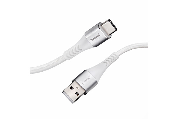 INTENSO Cable USB-A to USB C 7901102 1.5 m, Nylon white