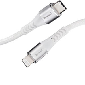 INTENSO   Cable USB-C to Lightning 7902002   1.5 m, Nylon             white
