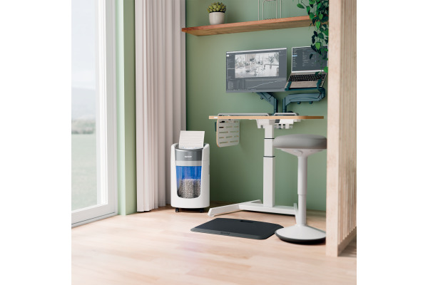 LEITZ Aktenvernichter OptiMax 83582000 Home Office 225, P5, 15lt – Bild 3