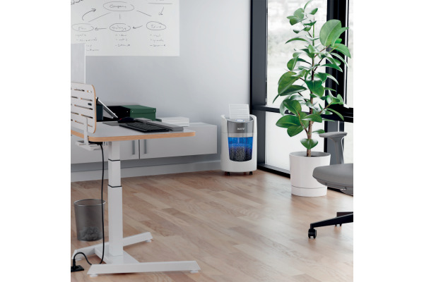 LEITZ Aktenvernichter OptiMax 83592000 Small Office 350, P5, 22lt – Bild 3
