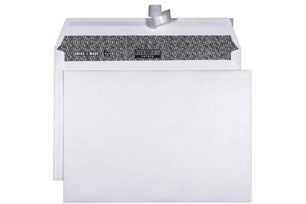 METTLER Couvert ohne Fenster C5 8066-SAVT 100g, ultraweiss 500 Stk.