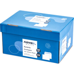 NOVOOO    Couvert o/Fenster           C5 731518    100g, weiss          500 Stück