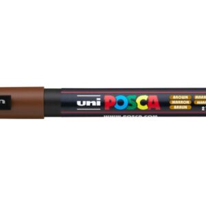 POSCA Marker 0.9-1.3mm PC-3M braun, Rundspitze