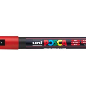 POSCA Marker 0.9-1.3mm PC-3M rot, Rundspitze
