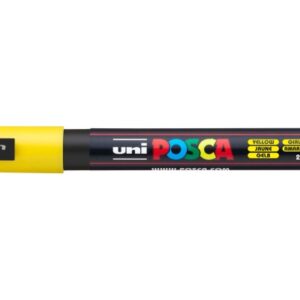 POSCA Marker 0.9-1.3mm PC-3M gelb, Rundspitze