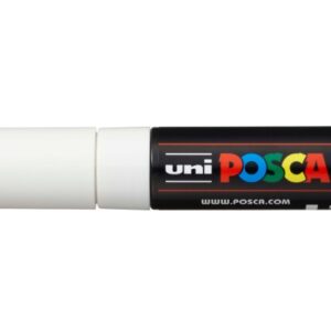POSCA Marker 8mm PC-8K weiss, Keilspitze
